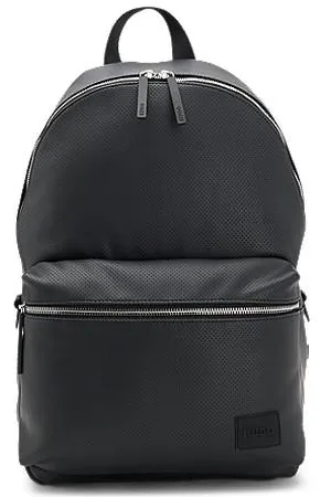 HUGO BOSS Rucksack aus perforiertem Kunstleder