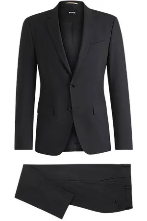 HUGO BOSS Slim-Fit Anzug aus elastischem Schurwoll-Mix