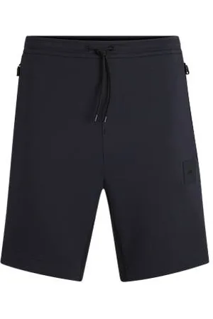 HUGO BOSS Shorts aus elastischem Baumwoll-Mix