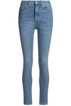 HUGO BOSS Skinny-Fit Jeans aus blauem Super-Stretch-Denim