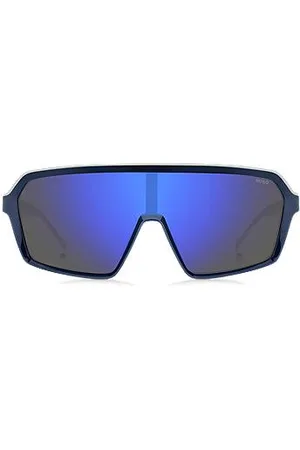 HUGO BOSS Sonnenbrille im Masken-Stil mit getönten Gläsern