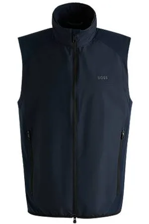 HUGO BOSS Wasserabweisende Golfweste mit dekorativen reflektierenden Details