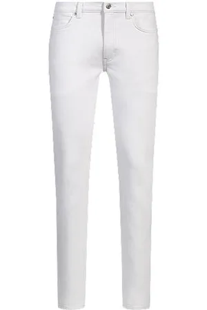 HUGO BOSS Extra Slim-Fit Jeans aus weißem Stretch-Denim