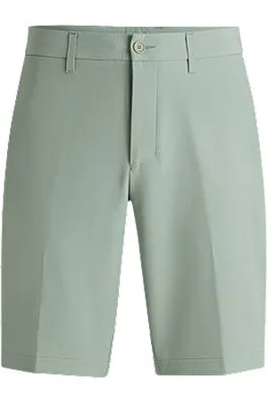 HUGO BOSS Slim-Fit Shorts aus wasserabweisendem Stretch-Gewebe