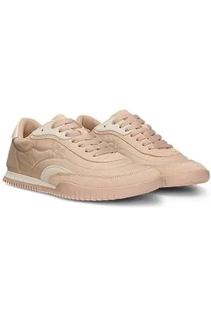 HUGO BOSS Lowtop Sneakers aus Material-Mix und Veloursleder