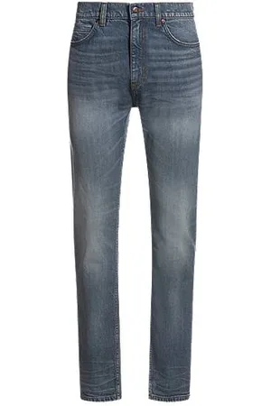 HUGO BOSS Slim-Fit Jeans aus bequemem grau-blauem Stretch-Denim