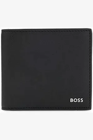 HUGO BOSS Klapp-Geldbörse mit charakteristischen Details