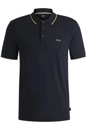 HUGO BOSS Poloshirt aus Baumwoll-Piqué mit Logo-Detail
