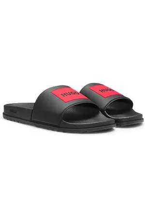 HUGO BOSS Slides mit Logo-Detail