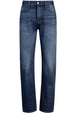 HUGO BOSS Classic-Fit Jeans aus blauem Selvedge-Denim
