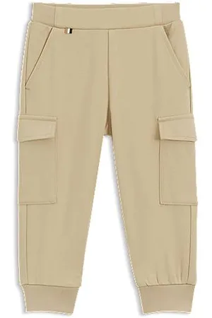 HUGO BOSS Kids-Cargo-Hose aus Stretch-Piqué