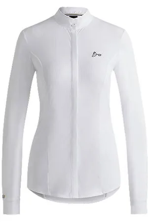 HUGO BOSS Turnierbluse mit Vier-Wege-Stretch