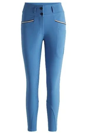 HUGO BOSS Reitsport-Hose mit Vollbesatz und Vier-Wege-Stretch