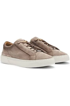 HUGO BOSS Gary Lowtop Sneakers aus Veloursleder