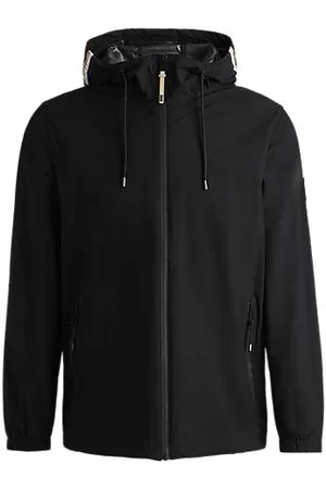 HUGO BOSS Wasserdichte Reitsport-Jacke mit Signature-Streifen