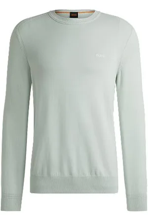 HUGO BOSS Regular-Fit Sweatshirt aus Baumwoll-Jersey mit Logo-Stickerei