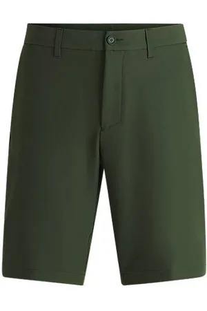 HUGO BOSS Slim-Fit Shorts aus wasserabweisendem Stretch-Gewebe