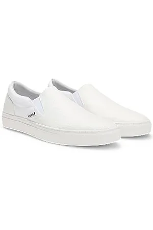 HUGO BOSS Slipper mit Logo am Schuhblatt