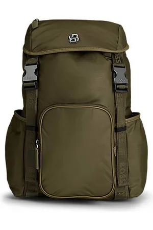 HUGO BOSS SELECTED BY SHOHEI OHTANI Rucksack mit mehreren Fächern und Double-B-Monogramm