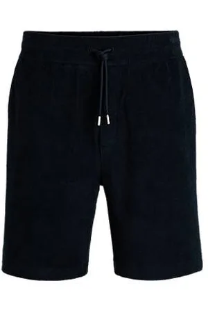 HUGO BOSS Regular-Fit Shorts aus Baumwoll-Frottee