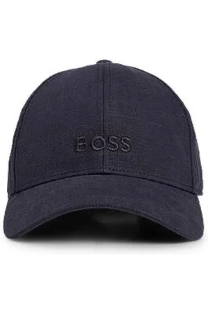 HUGO BOSS Leinen-Cap mit Logo-Stickerei