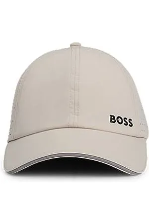 HUGO BOSS Cap aus Taft mit gelasertem Punkte-Muster