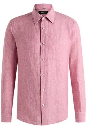 HUGO BOSS Slim-Fit Hemd aus Leinen
