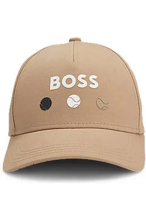 HUGO BOSS Cap aus Baumwoll-Twill mit Tennis-Artwork