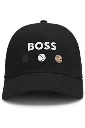 HUGO BOSS Cap aus Baumwoll-Twill mit Tennis-Artwork