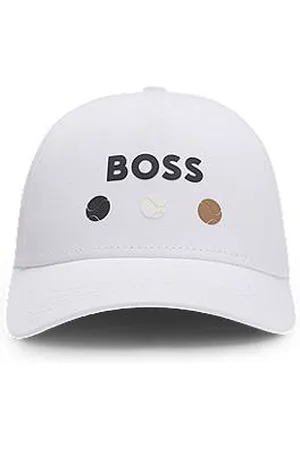 HUGO BOSS Cap aus Baumwoll-Twill mit Tennis-Artwork