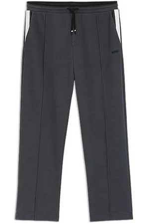 HUGO BOSS Relaxed-Fit Jogginghose aus gestepptem Jacquard