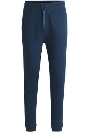 HUGO BOSS Jogginghose aus Baumwoll-Terry mit Logo-Aufnäher