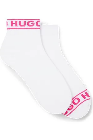 HUGO BOSS Zweier-Pack kurze Socken mit Logo-Bündchen