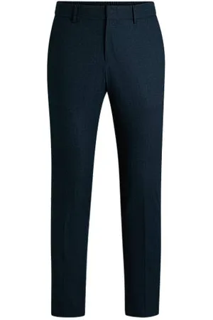 HUGO BOSS Business-Hose aus wasserabweisendem Stretch-Gewebe