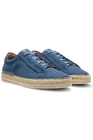 HUGO BOSS Gary EXTRALIGHT Sneakers aus Baumwoll-Mix mit verdeckten Schnürsenkeln