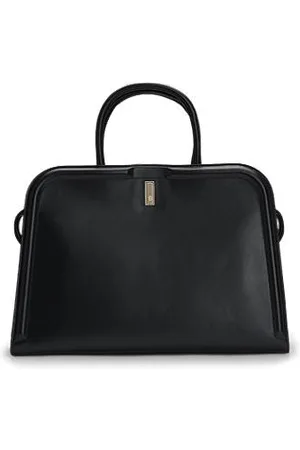 HUGO BOSS Ariell Tote Bag aus Leder mit abnehmbarer Pouch