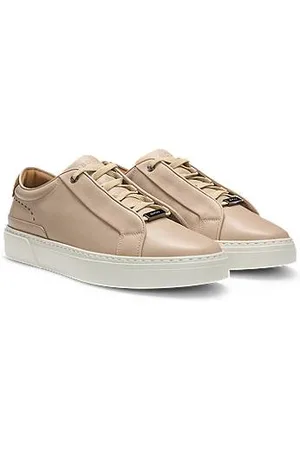 HUGO BOSS Gary Ledersneakers mit Veloursleder-Ferse
