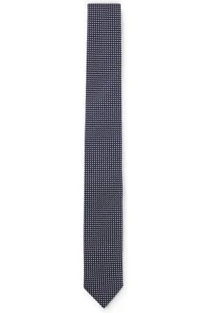 HUGO BOSS Krawatte aus Seiden-Mix mit Jacquard-Muster