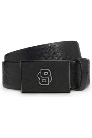 HUGO BOSS Wendegürtel aus italienischem Leder mit Double-B-Monogramm-Schließe