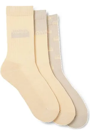 HUGO BOSS Dreier-Pack kurze Socken mit Split-Logos