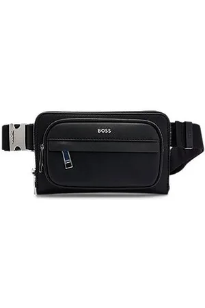 HUGO BOSS Strukturierte Umhängetasche mit Logo-Details