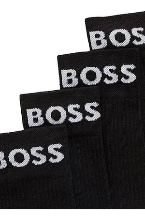 HUGO BOSS Kurze Socken aus Stretch-Gewebe im Zweier-Pack
