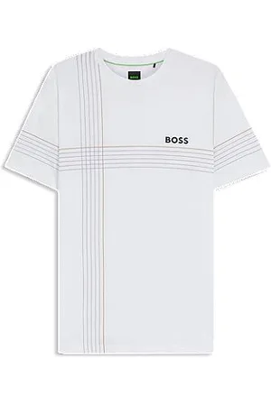 HUGO BOSS Active Slim-Fit T-Shirt aus Stretch-Jersey mit feuchtigkeitsableitenden Eigenschaften