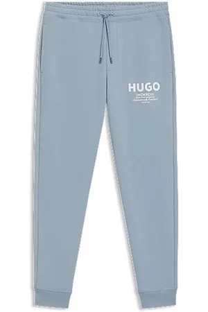 HUGO BOSS Jogginghose aus Baumwoll-Terry mit Logo-Print