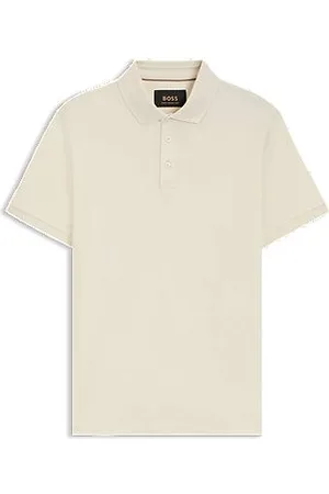 HUGO BOSS Regular-Fit Poloshirt aus merzerisierter italienischer Baumwolle
