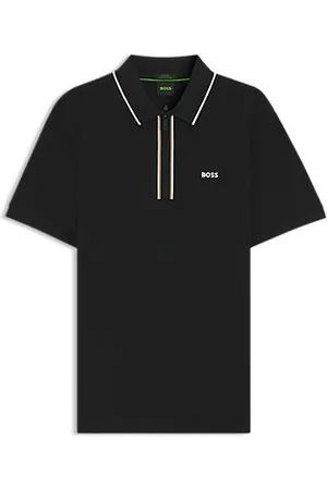 HUGO BOSS Slim-Fit Poloshirt aus schnell trocknender Stretch-Baumwolle