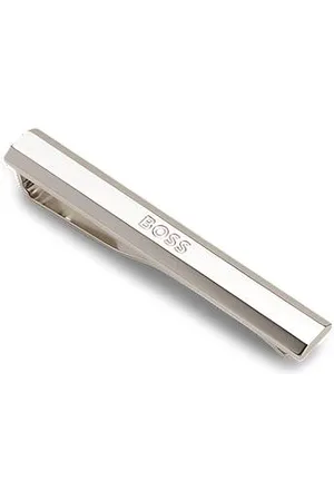 HUGO BOSS Krawattennadel aus Messing mit Logo-Gravur