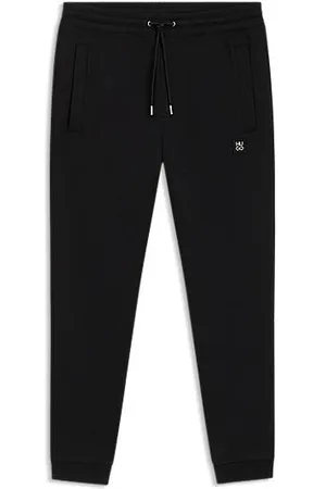 HUGO BOSS Jogginghose aus Baumwoll-Mix mit Stack-Logo