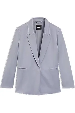 HUGO BOSS Relaxed-Fit Blazer aus Satin
