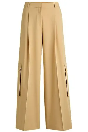 HUGO BOSS Relaxed-Fit Cargo-Hose aus Stretch-Gewebe